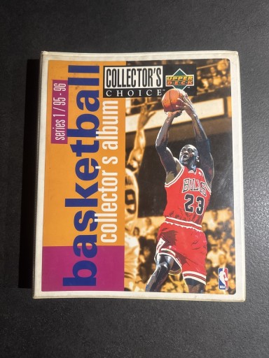 Zdjęcie oferty: Karty NBA 219 kart cały komplet z org segregatorem sezon 95/96 + NHL