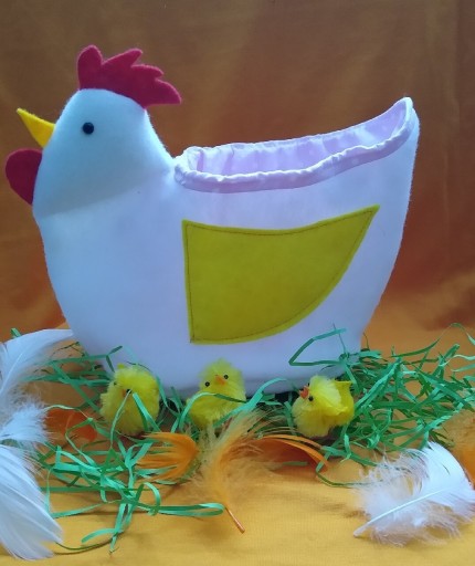 Zdjęcie oferty: Kura koszyczek na pisanki jajka, ozdoba  wielkanoc