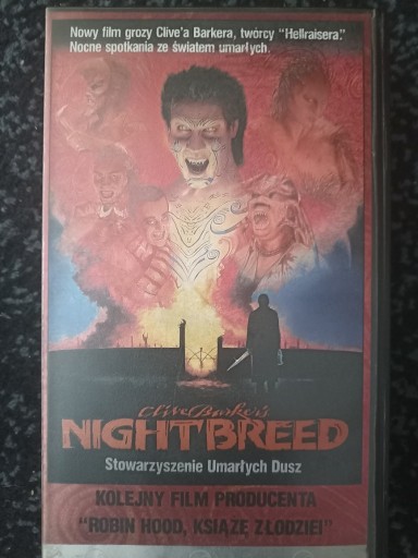 Zdjęcie oferty: Nightbreed - Kasety Wideo Kasety Vhs Unikat