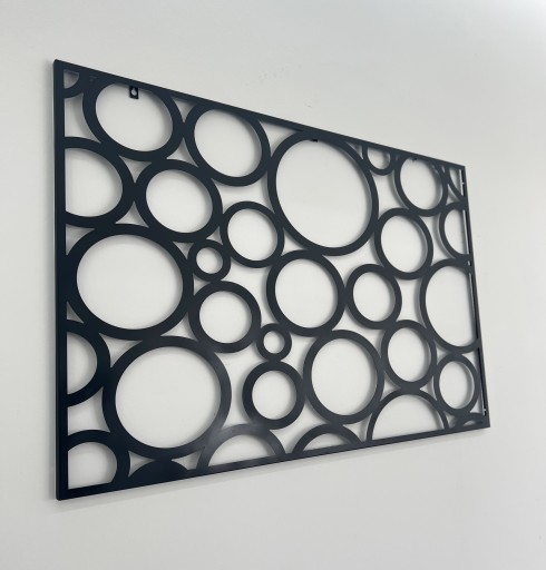 Zdjęcie oferty: Czarny loftowy obraz dekor panel ażurowy 120x80 XL