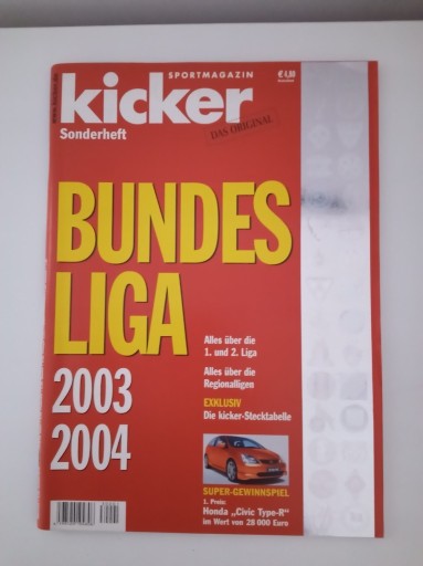 Zdjęcie oferty: Skarb kibica Bundesliga - Kicker 2003/04