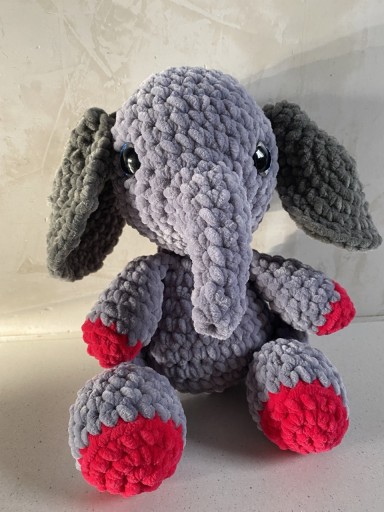 Zdjęcie oferty: Maskotka Pluszak Amigurumi Słonik Handmade