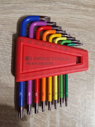 Zdjęcie oferty: PB Swiss Tools 410.H 6-25.RB TORX zestaw kluczy