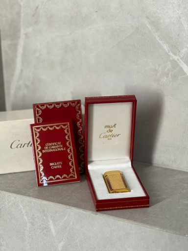 Zdjęcie oferty: CARTIER zapalniczka Must de Cartier, pozłacana