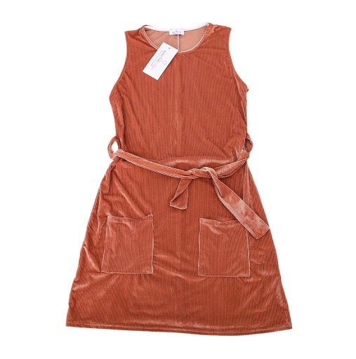 Zdjęcie oferty: Nowa sukienka sztruksowa błyszcząca ruda 38