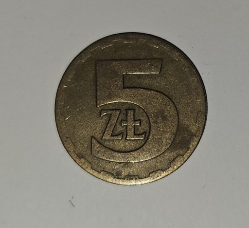 Zdjęcie oferty: Moneta 5 zł 1975 r Bez znaku mennicy