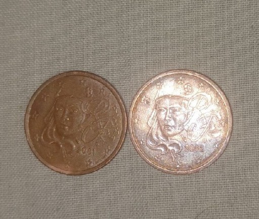 Zdjęcie oferty: 5 Euro-Cent--FRANCJA--2001 i 2002