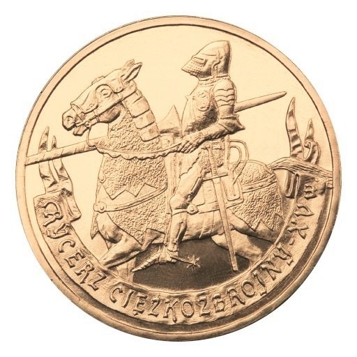 Zdjęcie oferty: 2 zł 2007 Rycerz ciężkozbrojny XV wiek