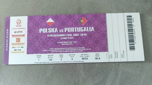 Zdjęcie oferty: Polska-Portugalia 2018 stan bdb