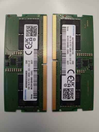 Zdjęcie oferty: Karty pamięci Samsung DDR5 4800Mhz 2x8GB 