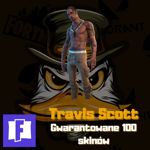 Zdjęcie oferty: KONTO FORTNITE | GWARANTOWANE 100 SKINÓW I TRAVIS SCOTT | PEŁNY DOSTĘP
