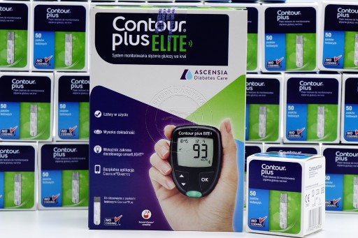 Zdjęcie oferty: Glukometr  CONTOUR PLUS ElitE + Paski CONTOUR PLUS