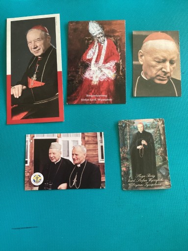 Zdjęcie oferty: D - OBRAZKI ŚWIĘTE -  „ Św. STEFAN WYSZYŃSKI   „ - 5 szt.