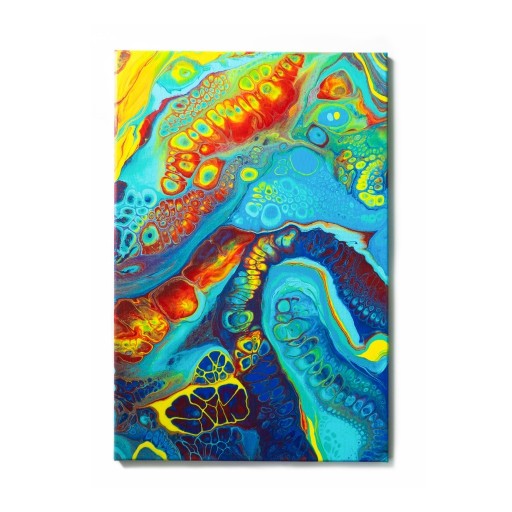 Zdjęcie oferty: Abstrakcyjny obraz Rafa koralowa 40x60 cm kolorowy