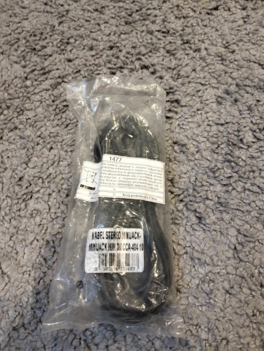Zdjęcie oferty: Kabel AUX 2x minijack 3 metry czarny