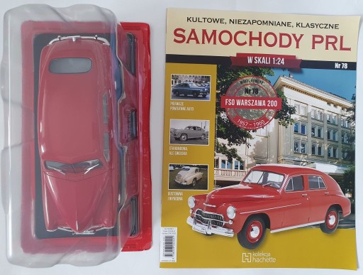 Zdjęcie oferty: SAMOCHODY PRL Nr 78 FSO WARSZAWA 200 Hachette