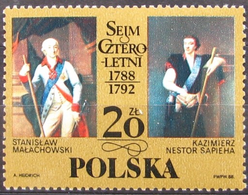 Zdjęcie oferty: Fi 3020** 200 r. Sejmu Czteroletniego 1788
