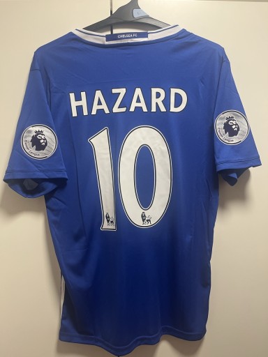 Zdjęcie oferty: Koszulka piłkarska Chelsea FC Hazard 10 Premier League Patch L Stan Nowy