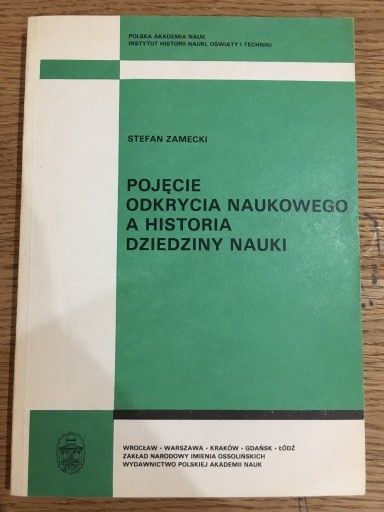 Zdjęcie oferty: Pojęcie odkrycia naukowego