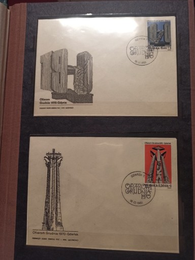 Zdjęcie oferty: Koperty FDC Ofiarom Grudnia 1970