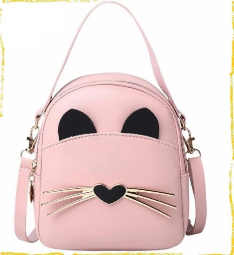 Zdjęcie oferty: Torebka mini plecak na ramię kot cat prezent kotek