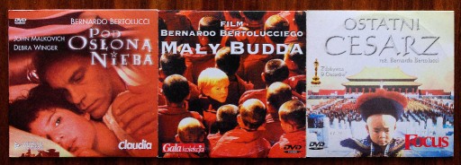 Zdjęcie oferty: BERTOLUCCI - zestaw 3 filmów na DVD