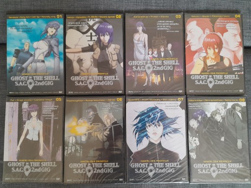 Zdjęcie oferty: Ghost In The Shell Stand Alone Complex 2 Anime 1-8