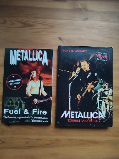 Zdjęcie oferty: Ksiażki Metallica polskie wydania 