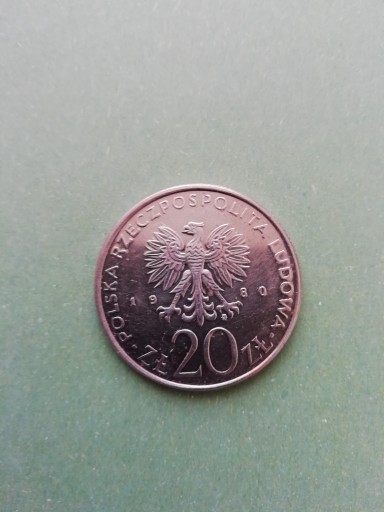 Zdjęcie oferty: Moneta 20 zł 1980 rok