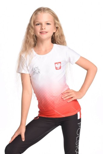 Zdjęcie oferty: Machiko Gymnastics - T-shirt Fly Poland 140 
