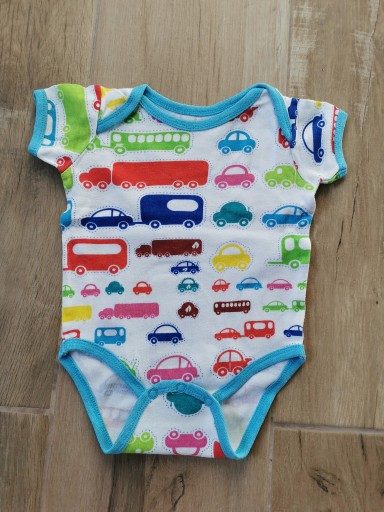 Zdjęcie oferty: Body niemowlęce, krótki rękawek, samochody, auta