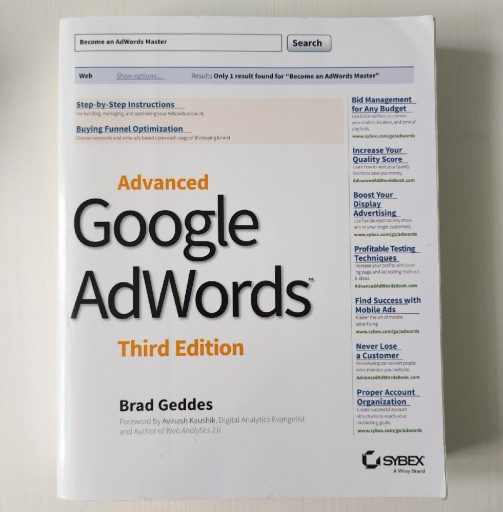 Zdjęcie oferty: Książka Advanced Google AdWords Third Edition 2014