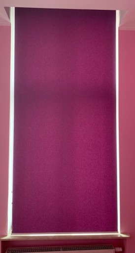 Zdjęcie oferty: Roleta materiałowa fioletowa 110 cm x 250 cm