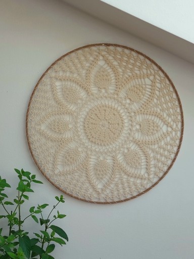 Zdjęcie oferty: Ozdoba na ścianę/mandala/łapacz snów ø 45cm