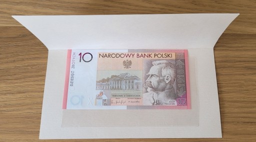 Zdjęcie oferty: Banknot Kolekcjonerski 10 zł ; Józef Piłsudzki