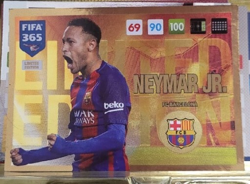 Zdjęcie oferty: Karta Neymar Jr. FC BARCELONA Limited Edition 2017