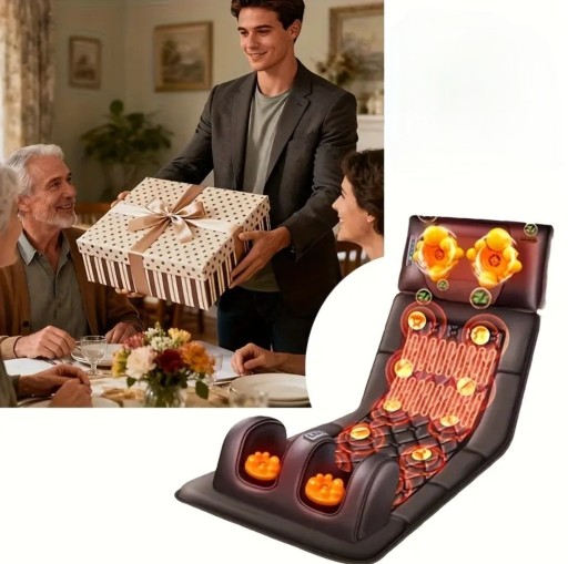 Zdjęcie oferty: Mata Masująca 3D Podgrzewanie, Wibracje i Poduszki.Masaż Całego Ciała