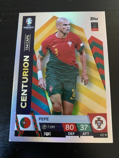 Zdjęcie oferty: Topps EURO 2024 CENTURION Pepe CC 9