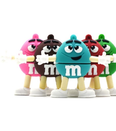 Zdjęcie oferty: Pendrive 64GB m&m's cukierek czerwony MMs USB 2.0