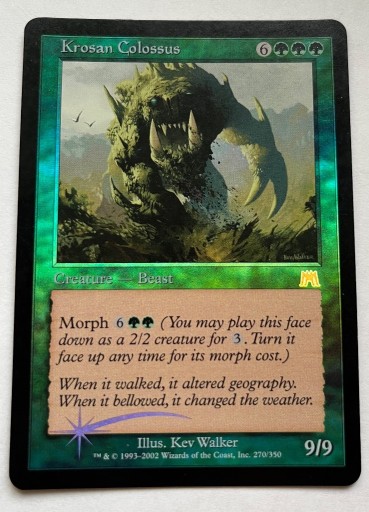 Zdjęcie oferty: Magic The Gathering - Krosan Colossus FOIL CARD