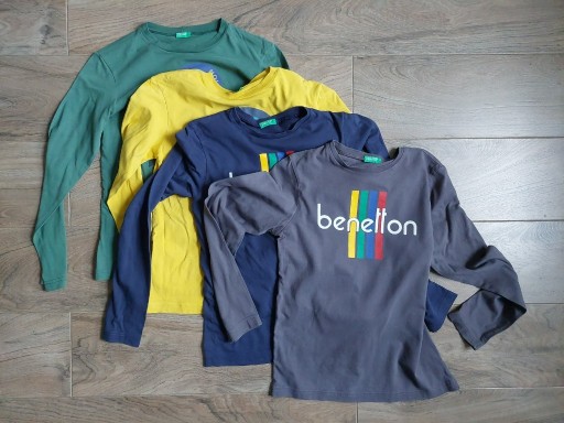 Zdjęcie oferty: Koszulki Benetton 160 2XL zestaw 4 szt. wzrost 152
