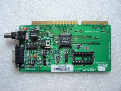 Zdjęcie oferty: Stara karta sieciowa 3Com EtherLink III ISA