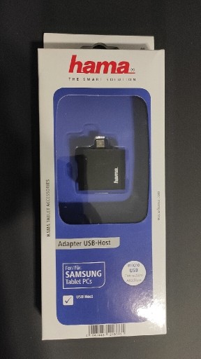 Zdjęcie oferty: Hama adapter USB microusb przejściówka nowy