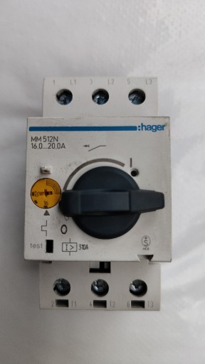 Zdjęcie oferty: Wyłącznik silnikowy Hager MM512N 16-20A