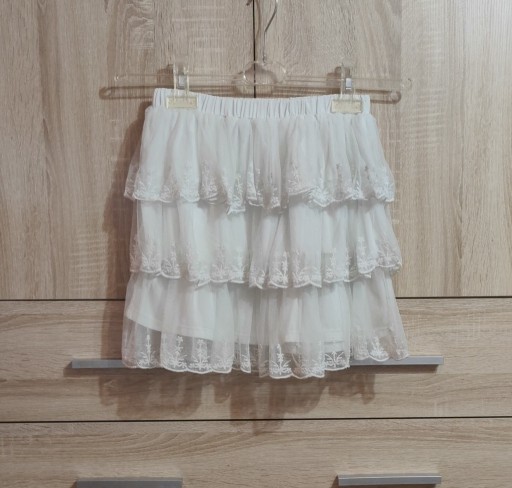 Zdjęcie oferty: Spódniczka biała H&M r. EUR 128