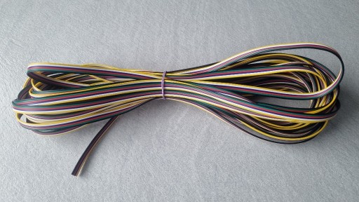 Zdjęcie oferty: Przewód do taśm LED RGB+CCT 6PIN AWG22 kabel -1m