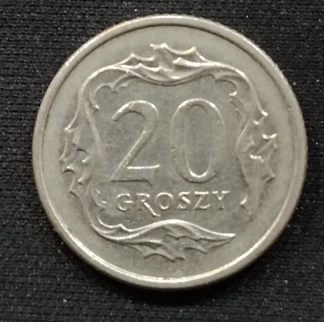 Zdjęcie oferty: 07 - 20 groszy 1991 rok. Moneta z obiegu