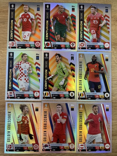 Zdjęcie oferty: Topps euro 2024 zestaw 50 kart, centurion i inne