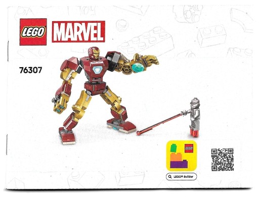 Zdjęcie oferty: Lego Marvel 76307 Iron Man Mech vs. Ultron Instrukcja