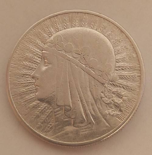 Zdjęcie oferty: Moneta srebro IIRP Głowa kobiety Jadwiga 1932 10zł